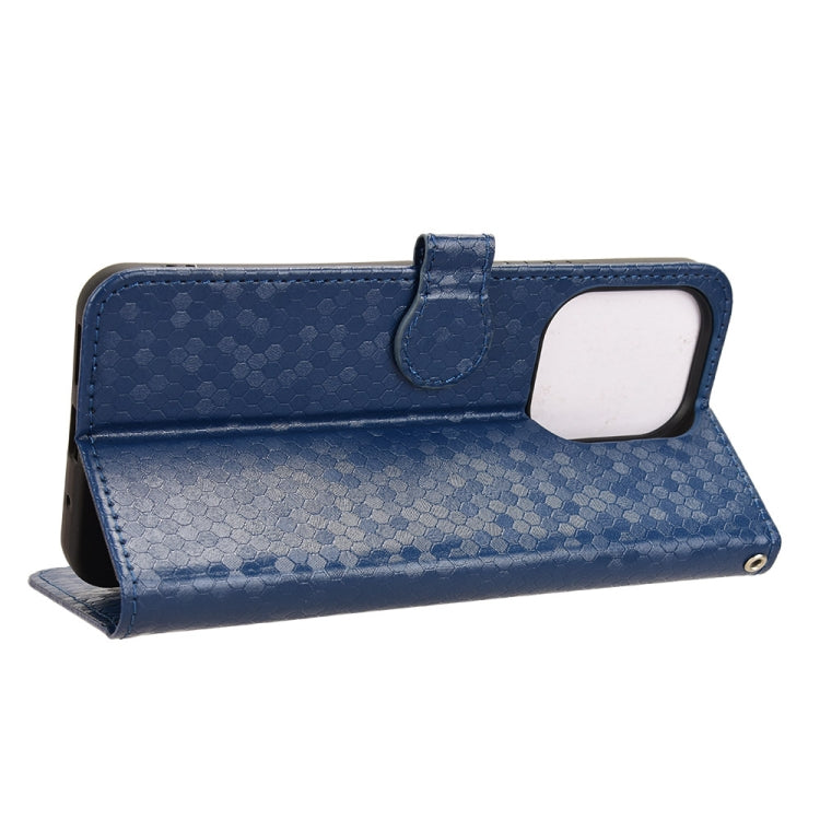 For Xiaomi Redmi 13 4G / Note 13R 5G Honeycomb Dot Texture Leather Phone Case