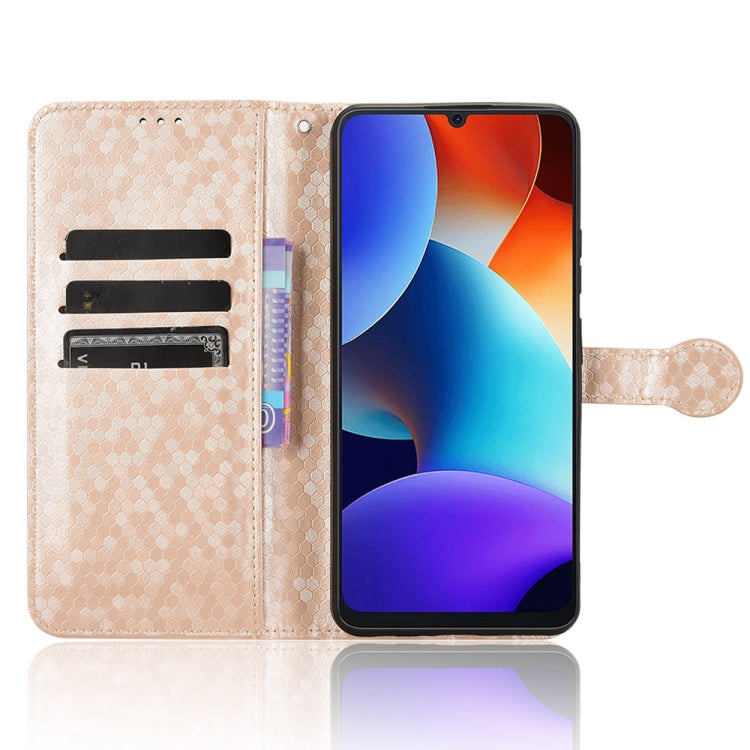 For Blackview Oscal Modern 8 / Color 8 Honeycomb Dot Texture Leather Phone Case