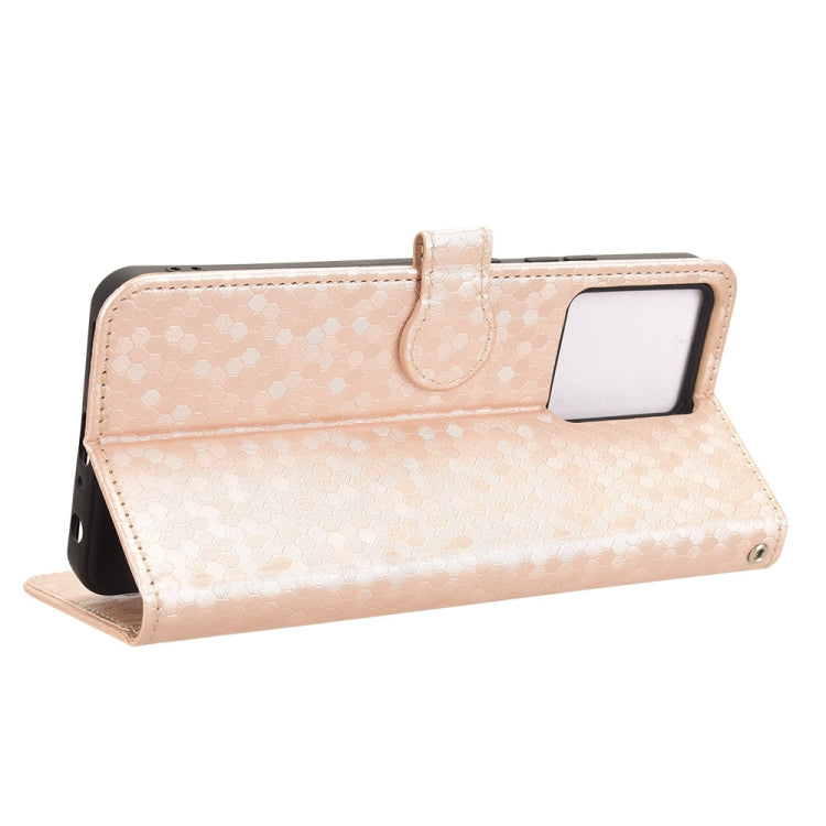 For Blackview Oscal Modern 8 / Color 8 Honeycomb Dot Texture Leather Phone Case