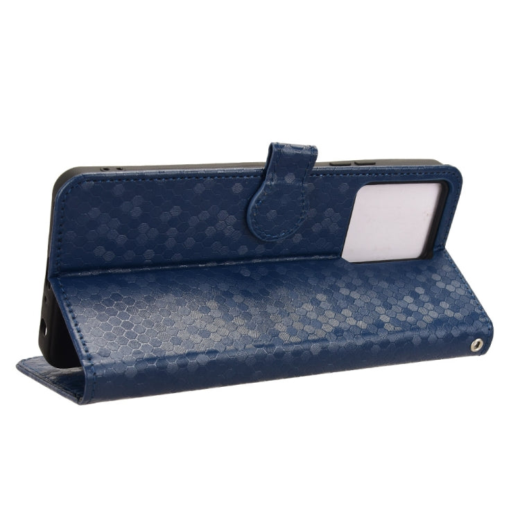 For Blackview Oscal Modern 8 / Color 8 Honeycomb Dot Texture Leather Phone Case