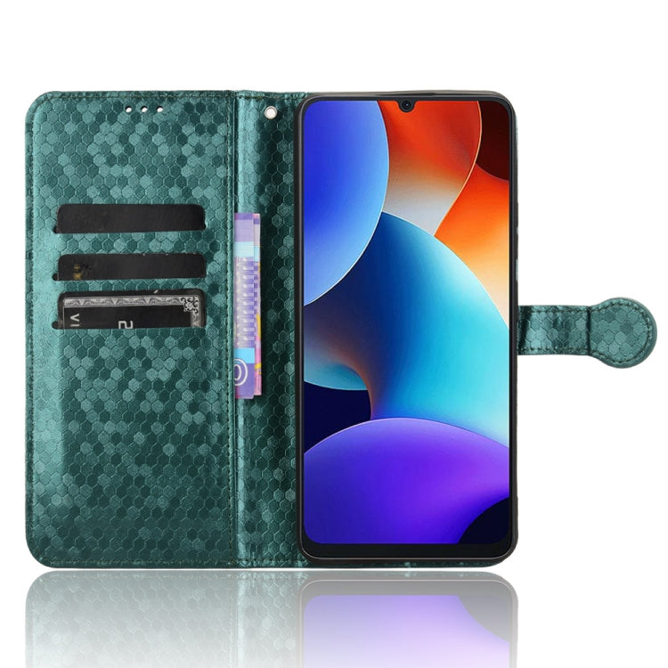 For Blackview Oscal Modern 8 / Color 8 Honeycomb Dot Texture Leather Phone Case