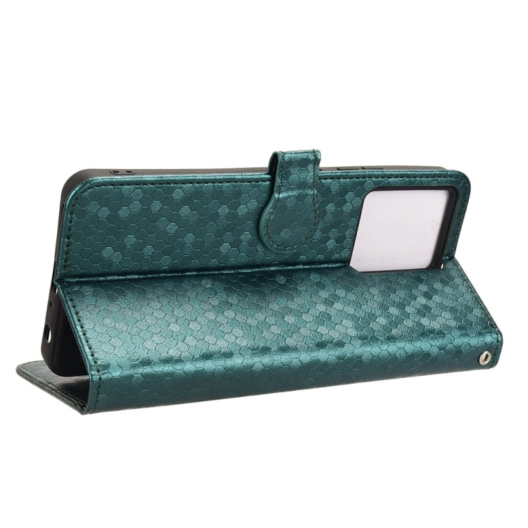 For Blackview Oscal Modern 8 / Color 8 Honeycomb Dot Texture Leather Phone Case
