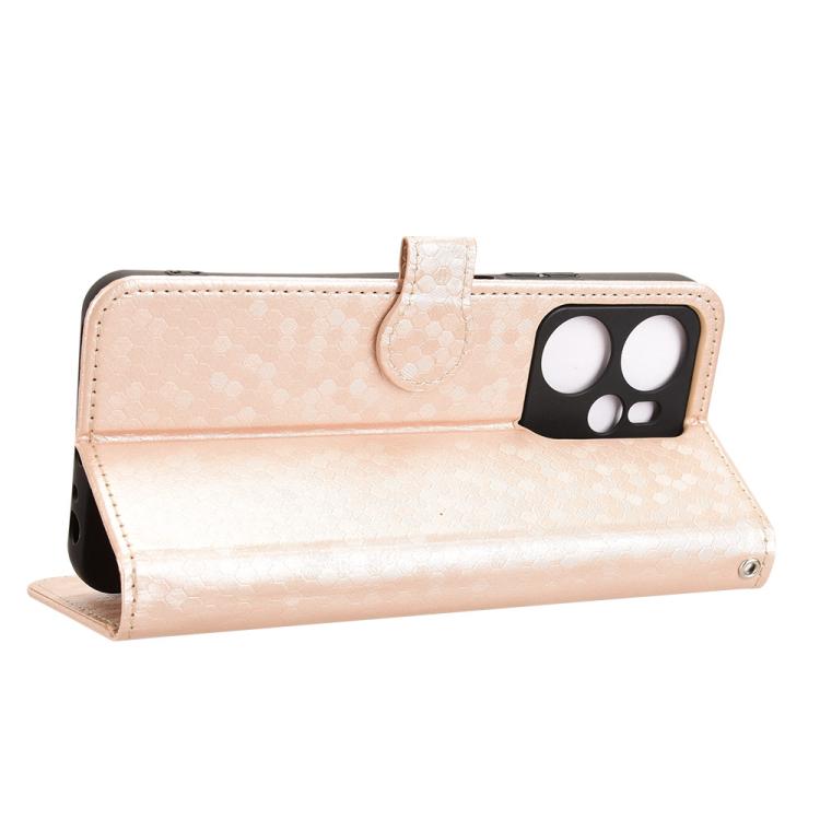 For Blackview Oscal Tiger 13 Honeycomb Dot Texture Leather Phone Case
