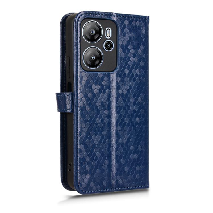 For Blackview Oscal Tiger 13 Honeycomb Dot Texture Leather Phone Case