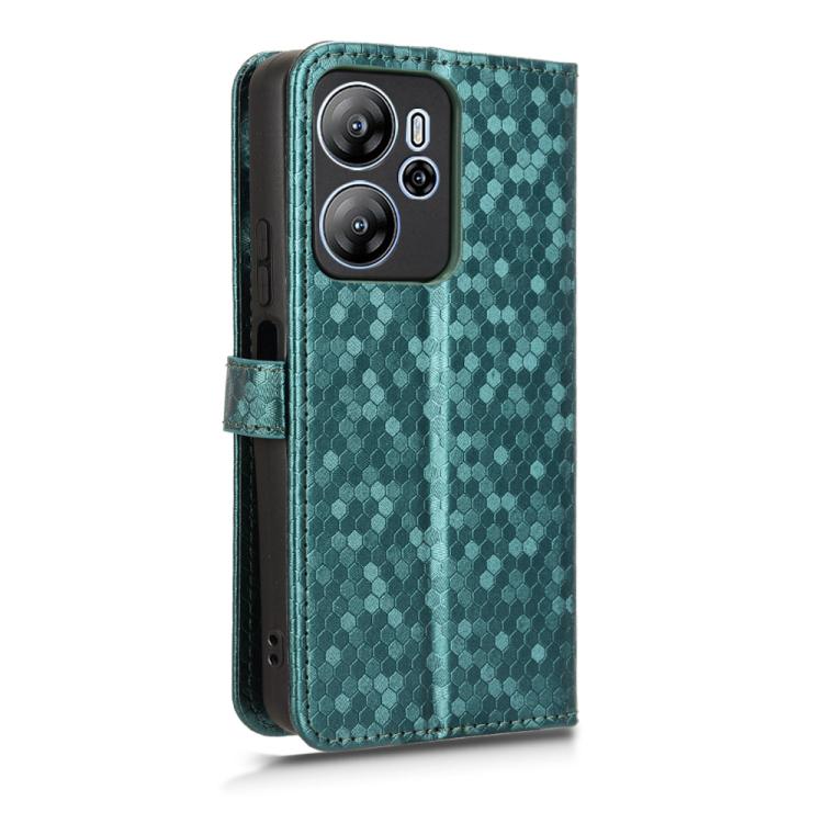For Blackview Oscal Tiger 13 Honeycomb Dot Texture Leather Phone Case