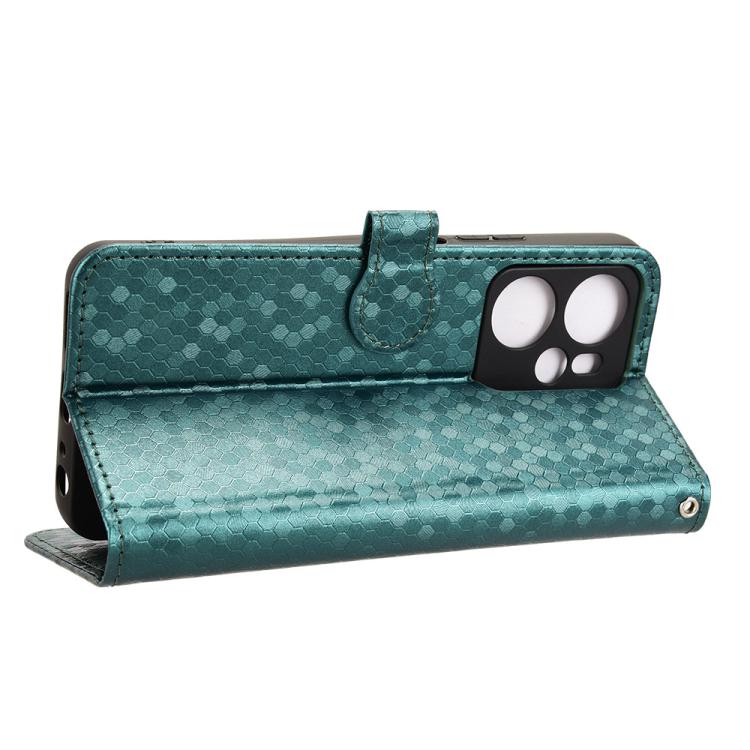 For Blackview Oscal Tiger 13 Honeycomb Dot Texture Leather Phone Case