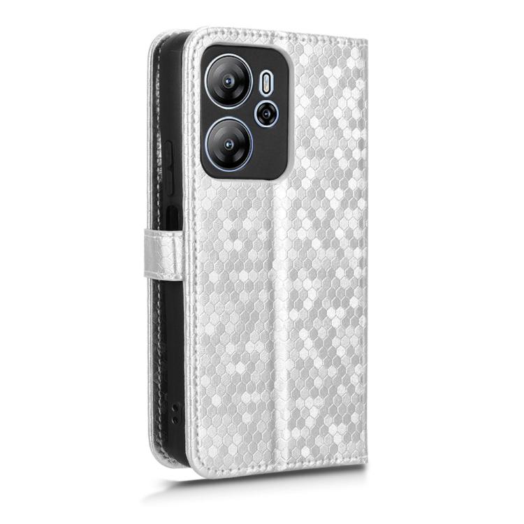 For Blackview Oscal Tiger 13 Honeycomb Dot Texture Leather Phone Case