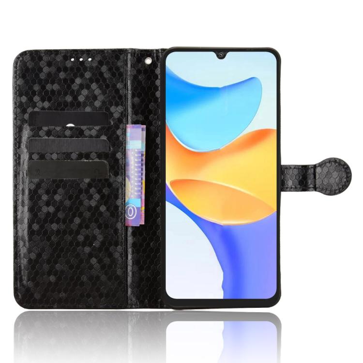 For Blackview SHARK 6 Honeycomb Dot Texture Leather Phone Case
