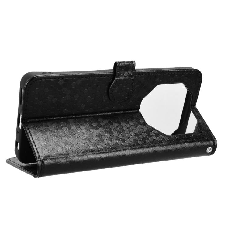 For Blackview SHARK 6 Honeycomb Dot Texture Leather Phone Case