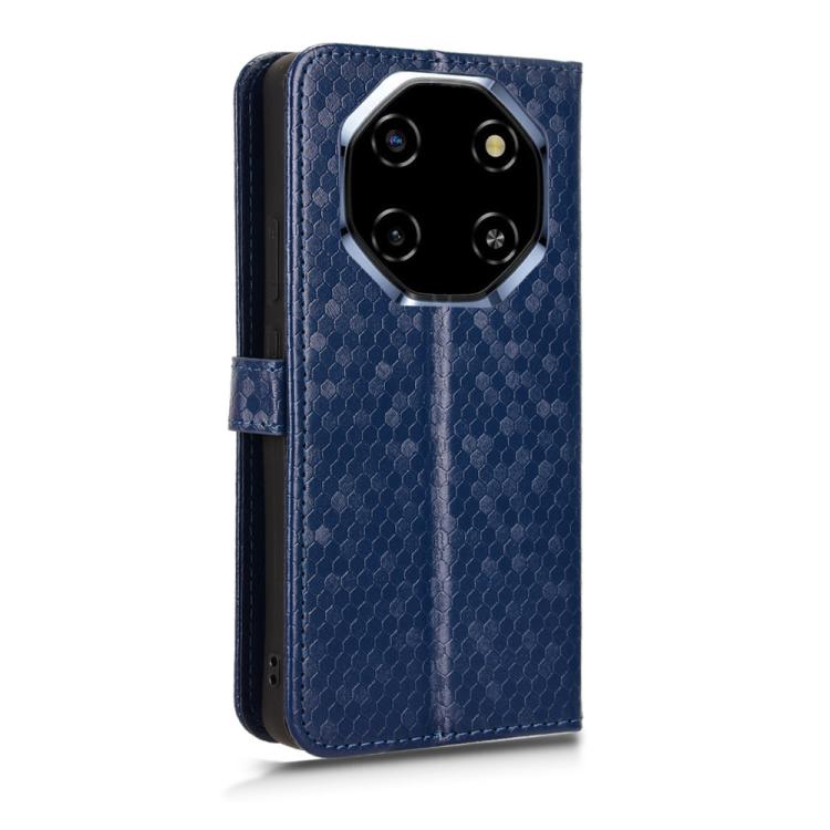 For Blackview SHARK 6 Honeycomb Dot Texture Leather Phone Case