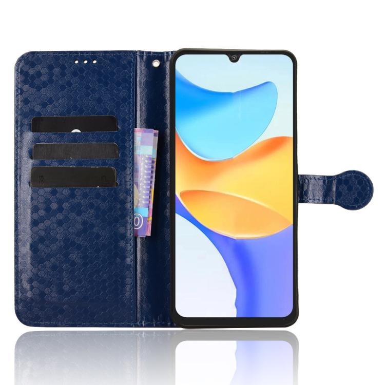 For Blackview SHARK 6 Honeycomb Dot Texture Leather Phone Case