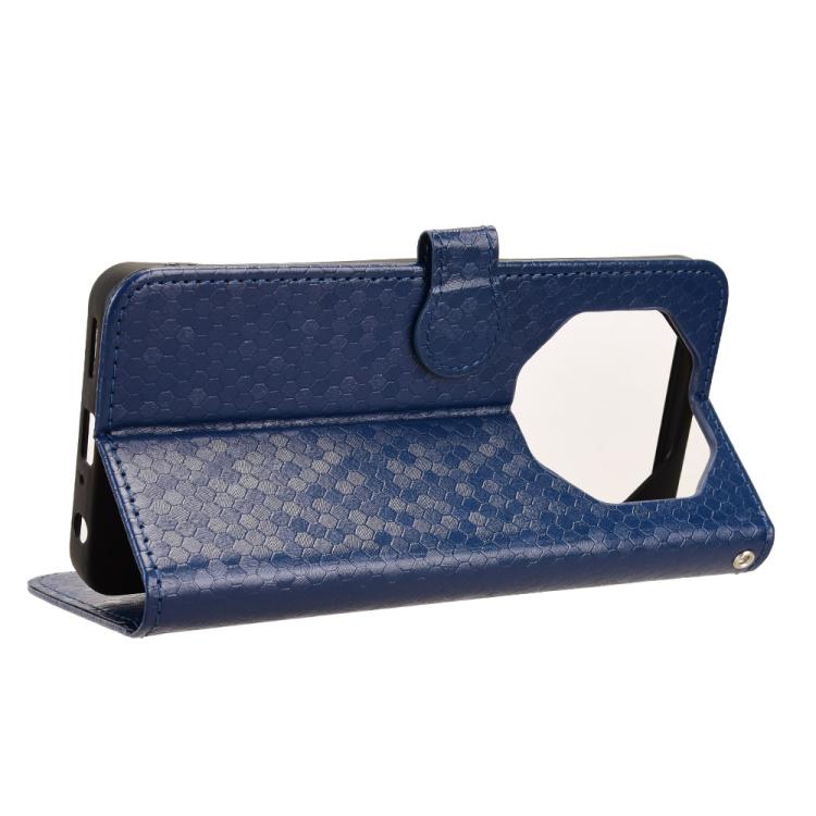 For Blackview SHARK 6 Honeycomb Dot Texture Leather Phone Case