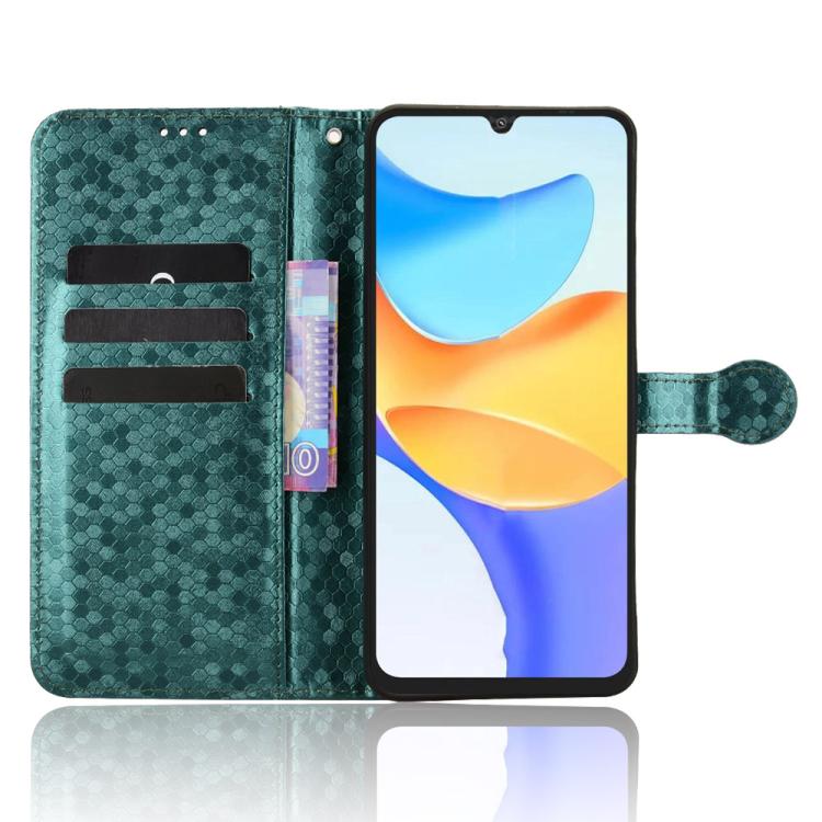 For Blackview SHARK 6 Honeycomb Dot Texture Leather Phone Case