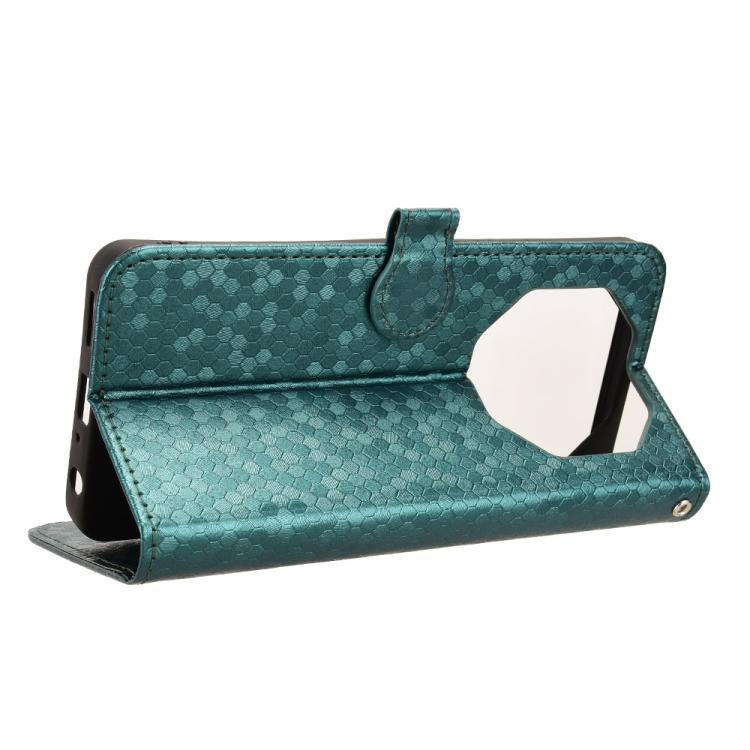 For Blackview SHARK 6 Honeycomb Dot Texture Leather Phone Case