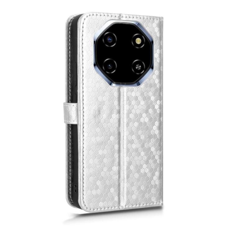 For Blackview SHARK 6 Honeycomb Dot Texture Leather Phone Case