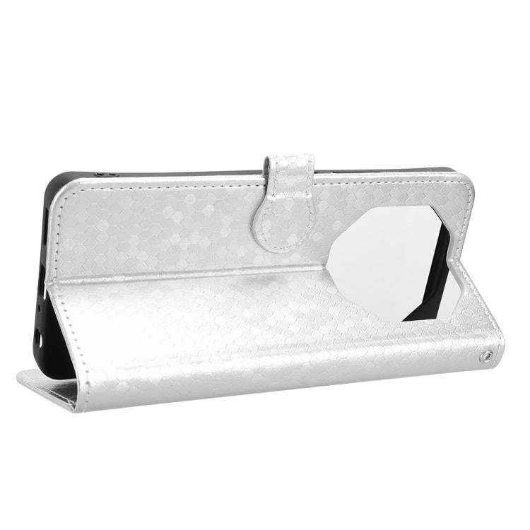 For Blackview SHARK 6 Honeycomb Dot Texture Leather Phone Case