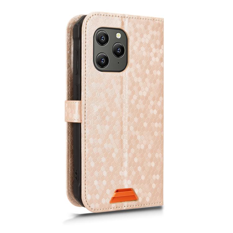 For Blackview BV5300 / BV5300 Pro Honeycomb Dot Texture Leather Phone Case