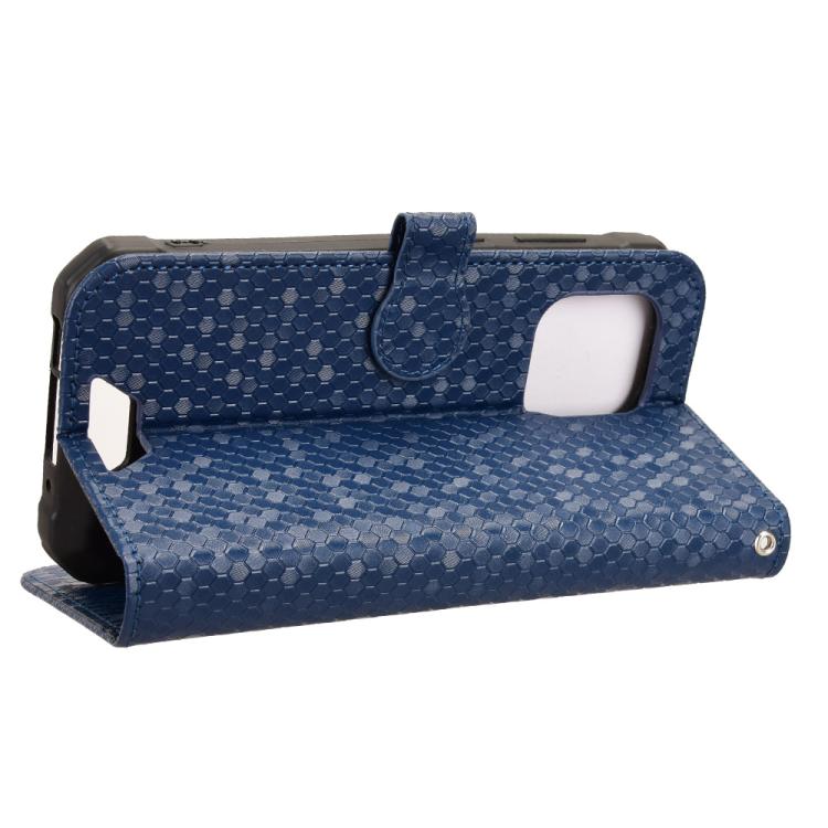 For Blackview BV5300 / BV5300 Pro Honeycomb Dot Texture Leather Phone Case