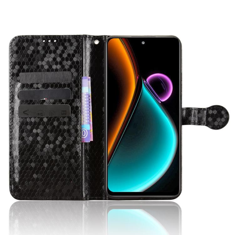 For Blackview COLOR 6 Honeycomb Dot Texture Leather Phone Case