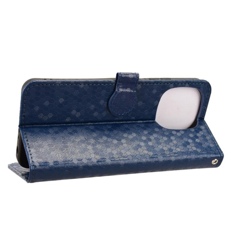 For Blackview COLOR 6 Honeycomb Dot Texture Leather Phone Case