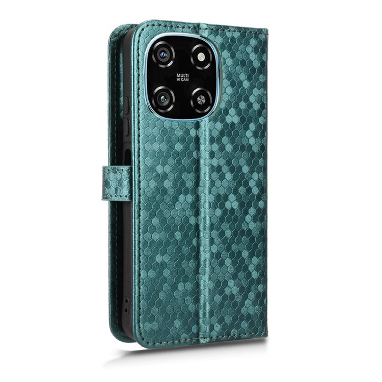 For Blackview COLOR 6 Honeycomb Dot Texture Leather Phone Case