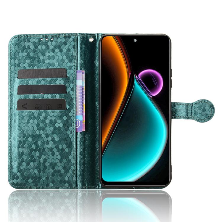 For Blackview COLOR 6 Honeycomb Dot Texture Leather Phone Case