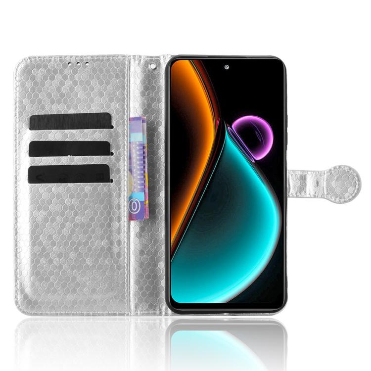 For Blackview COLOR 6 Honeycomb Dot Texture Leather Phone Case