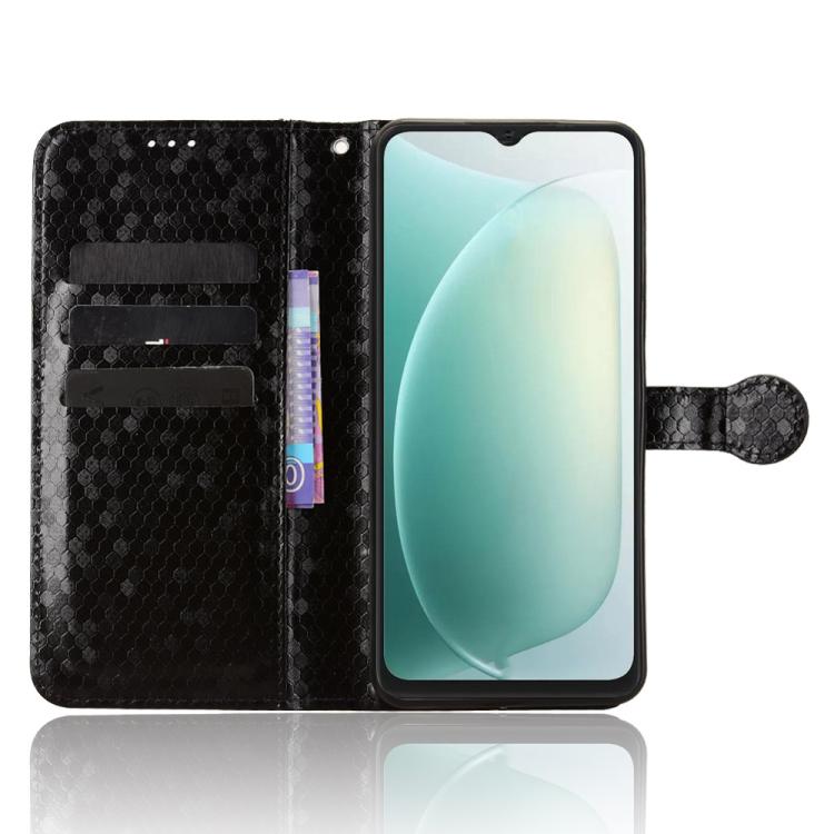 For Blackview WAVE 9C Honeycomb Dot Texture Leather Phone Case
