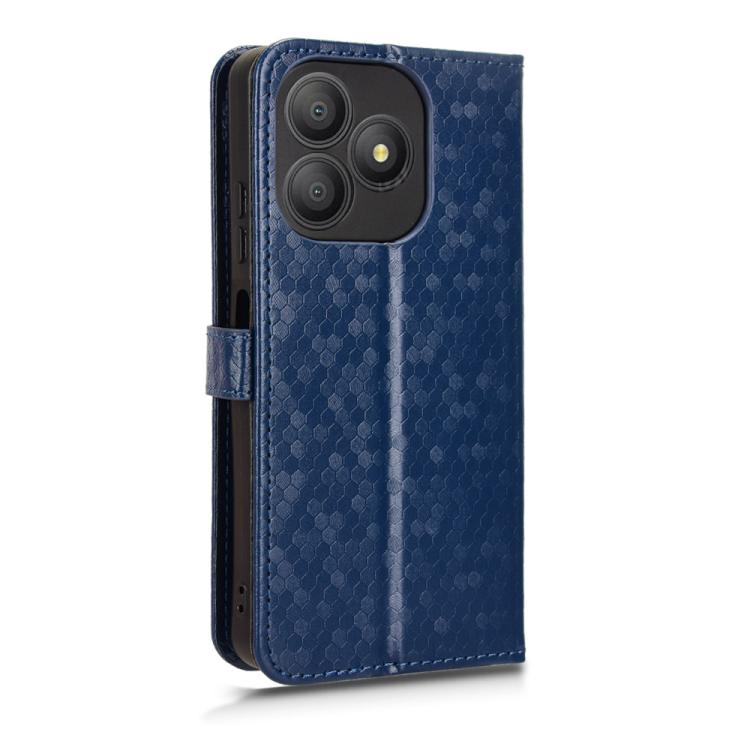 For Blackview WAVE 9C Honeycomb Dot Texture Leather Phone Case
