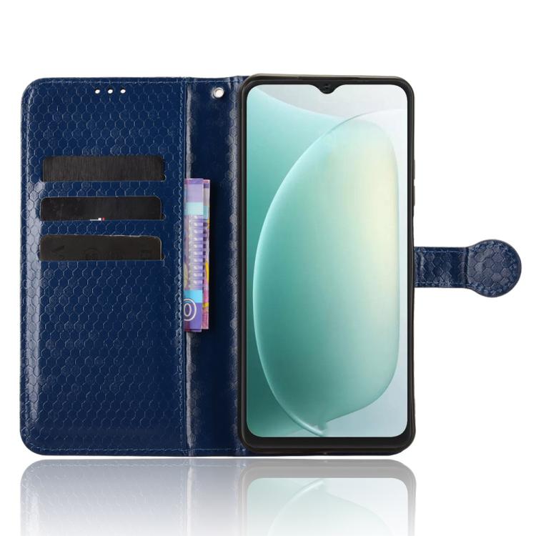 For Blackview WAVE 9C Honeycomb Dot Texture Leather Phone Case