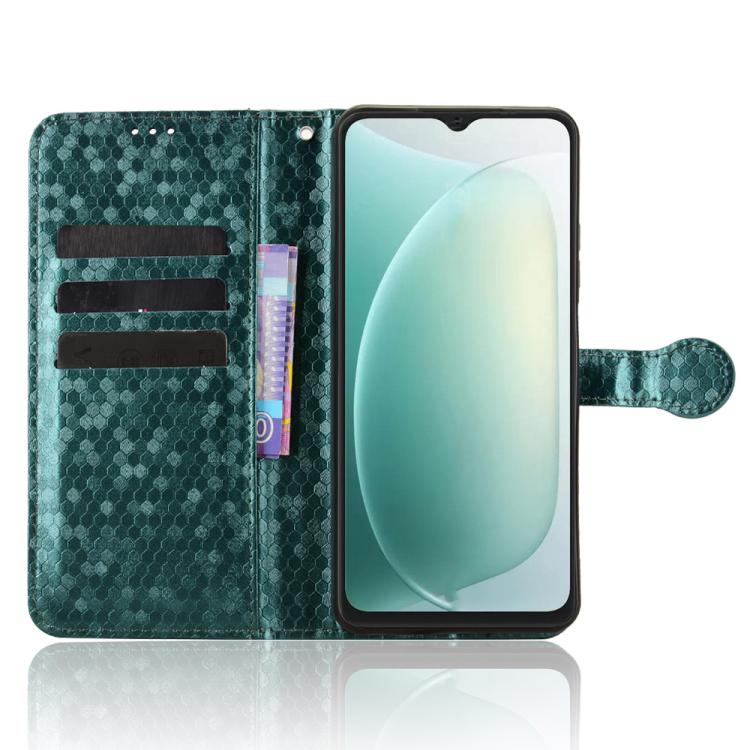 For Blackview WAVE 9C Honeycomb Dot Texture Leather Phone Case
