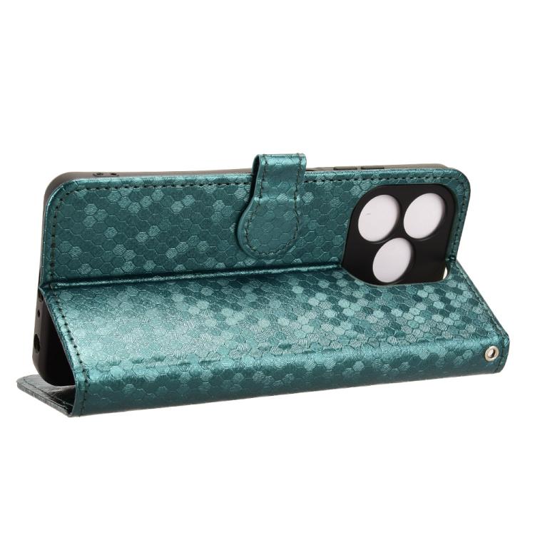 For Blackview WAVE 9C Honeycomb Dot Texture Leather Phone Case