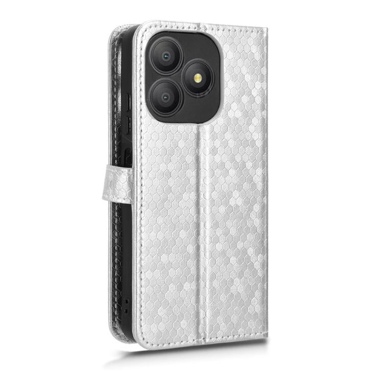 For Blackview WAVE 9C Honeycomb Dot Texture Leather Phone Case