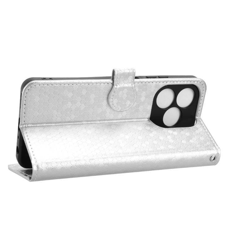 For Blackview WAVE 9C Honeycomb Dot Texture Leather Phone Case