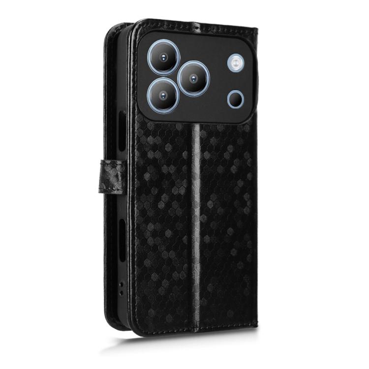 For Blackview WAVE 7C Honeycomb Dot Texture Leather Phone Case