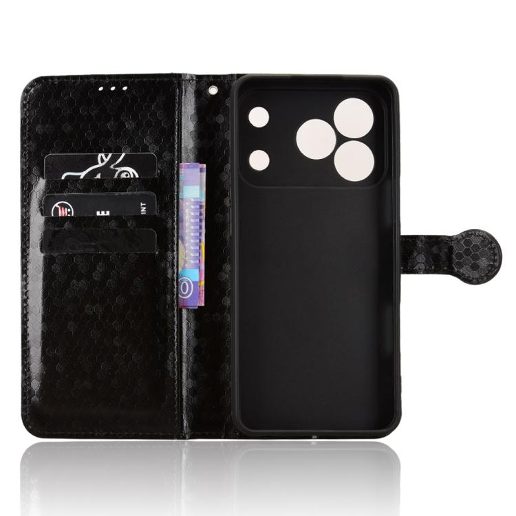 For Blackview WAVE 7C Honeycomb Dot Texture Leather Phone Case