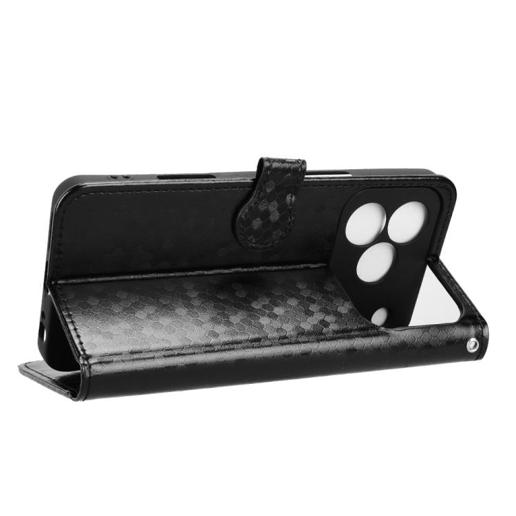 For Blackview WAVE 7C Honeycomb Dot Texture Leather Phone Case
