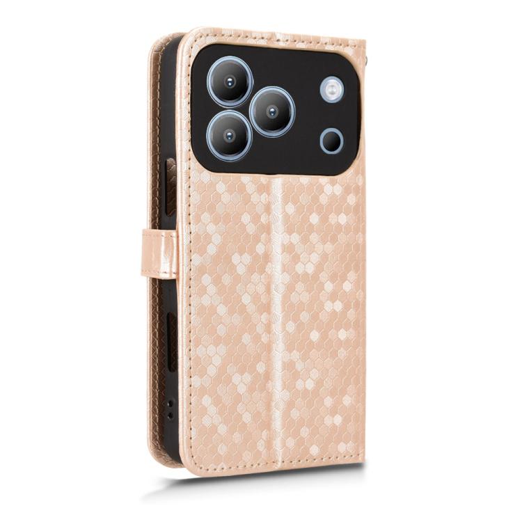For Blackview WAVE 7C Honeycomb Dot Texture Leather Phone Case