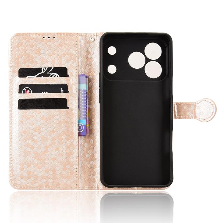For Blackview WAVE 7C Honeycomb Dot Texture Leather Phone Case