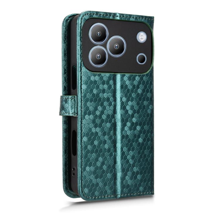 For Blackview WAVE 7C Honeycomb Dot Texture Leather Phone Case