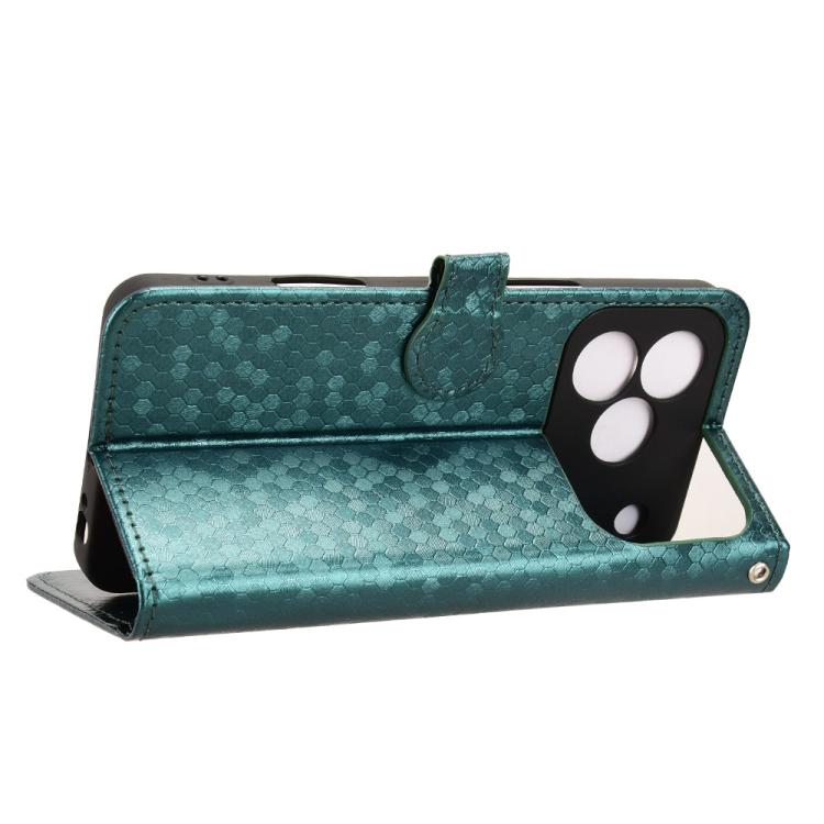 For Blackview WAVE 7C Honeycomb Dot Texture Leather Phone Case