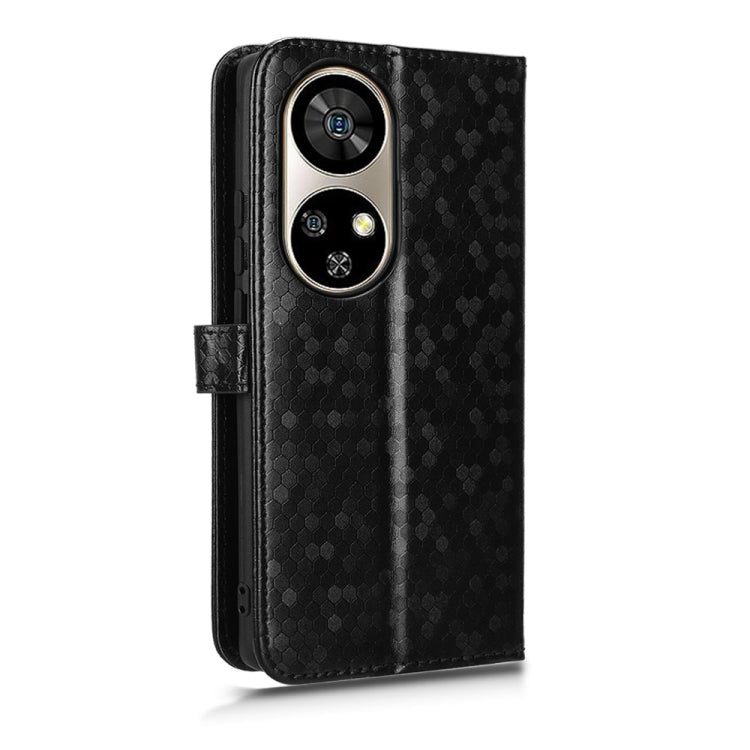 For Ulefone Note 17 Pro Honeycomb Dot Texture Leather Phone Case