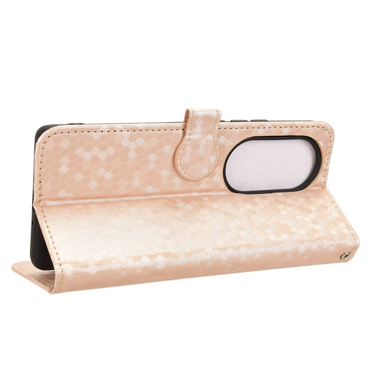 For Ulefone Note 17 Pro Honeycomb Dot Texture Leather Phone Case