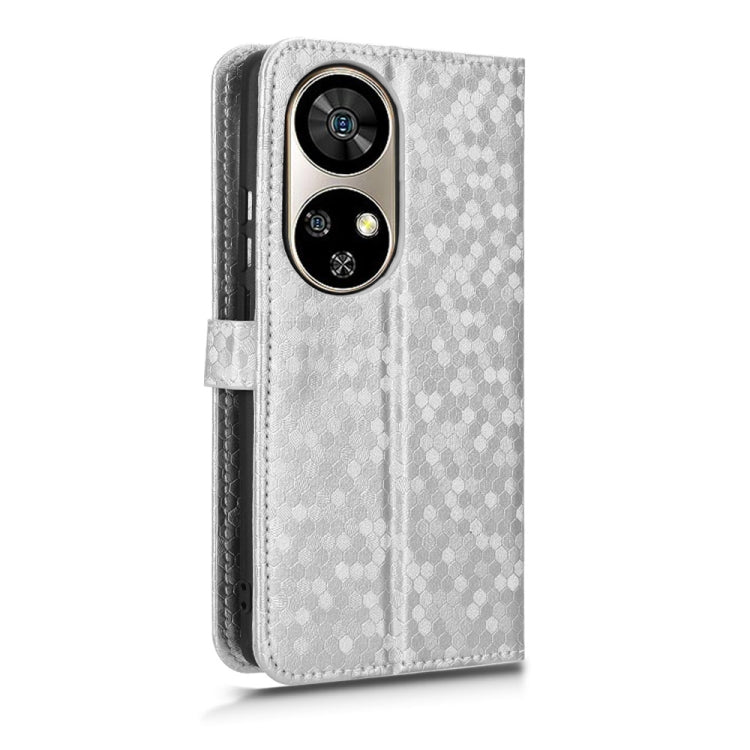 For Ulefone Note 17 Pro Honeycomb Dot Texture Leather Phone Case