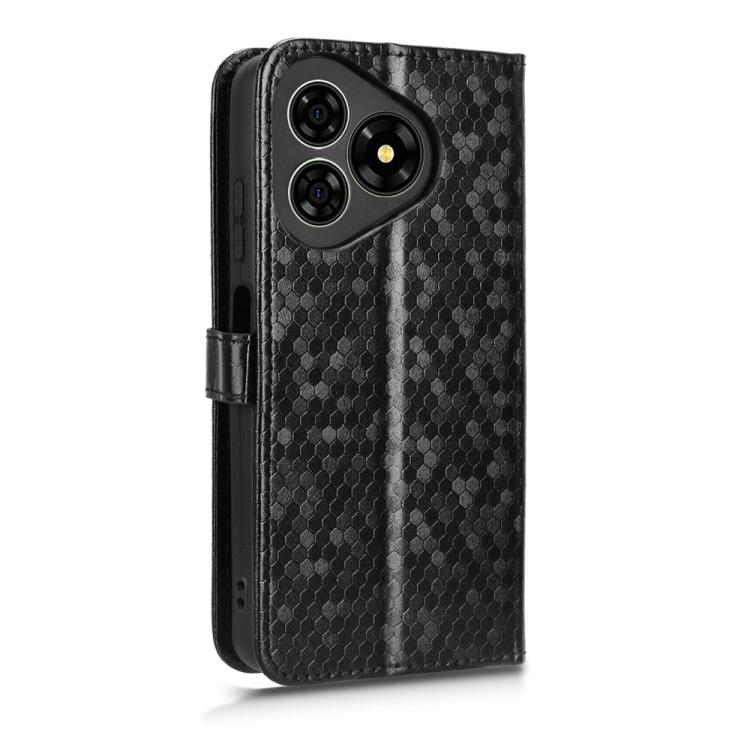 For Ulefone Note 19 Honeycomb Dot Texture Leather Phone Case
