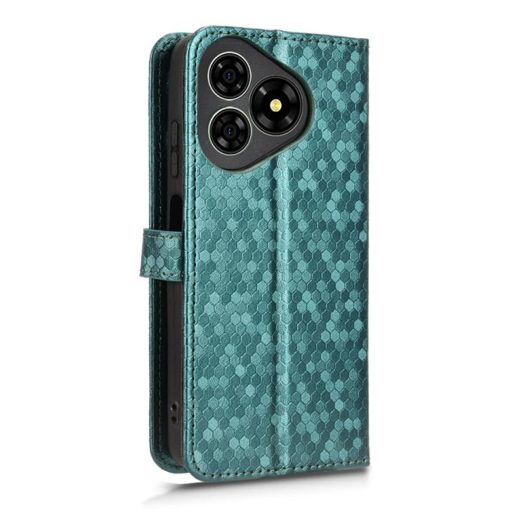 For Ulefone Note 19 Honeycomb Dot Texture Leather Phone Case