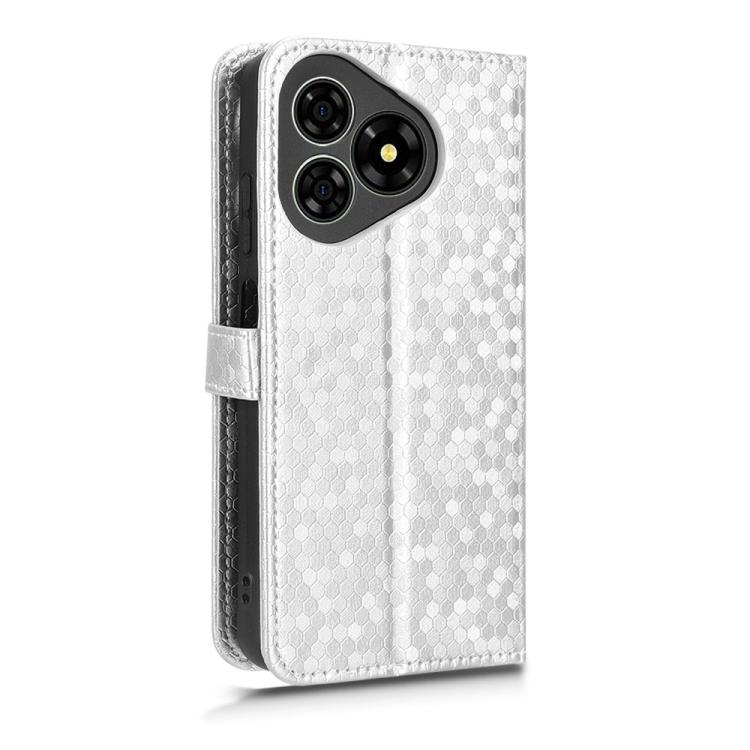 For Ulefone Note 19 Honeycomb Dot Texture Leather Phone Case