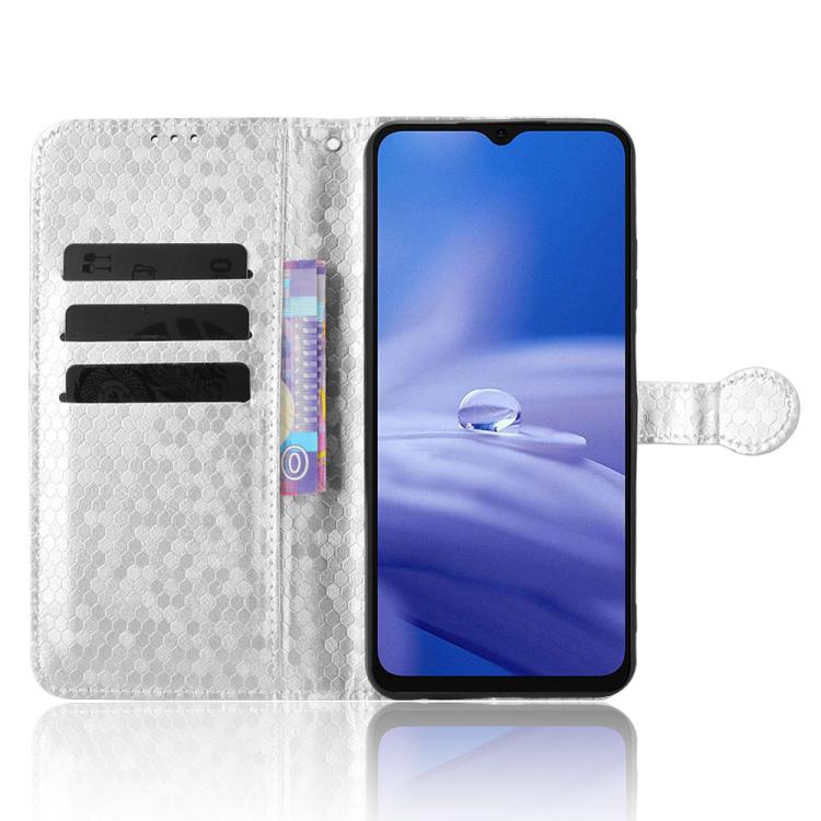For Ulefone Note 19 Honeycomb Dot Texture Leather Phone Case