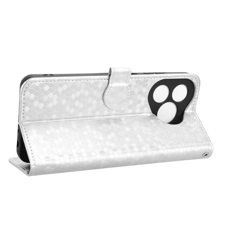 For Ulefone Note 19 Honeycomb Dot Texture Leather Phone Case