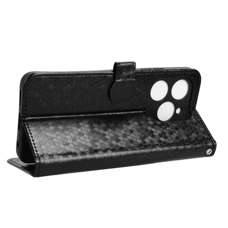 For Oukitel C50 Honeycomb Dot Texture Leather Phone Case